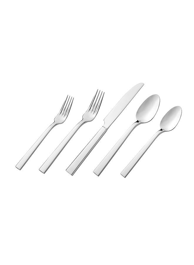 Restaurantware-Imperial Silverware Set, 10-Piece Heavy-Duty Cutlery Sets- 18/10 Stainless Steel, Service For 2, Durable Flatware Set, Dishwashable, For Homes Or Restaurants
