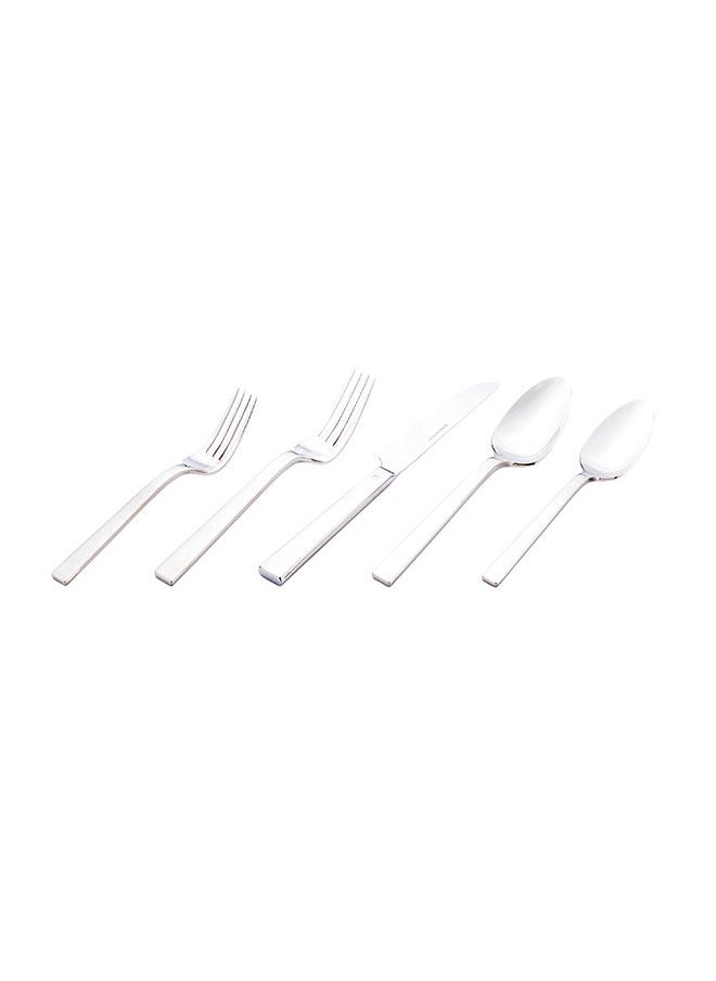Restaurantware-Imperial Silverware Set, 10-Piece Heavy-Duty Cutlery Sets- 18/10 Stainless Steel, Service For 2, Durable Flatware Set, Dishwashable, For Homes Or Restaurants