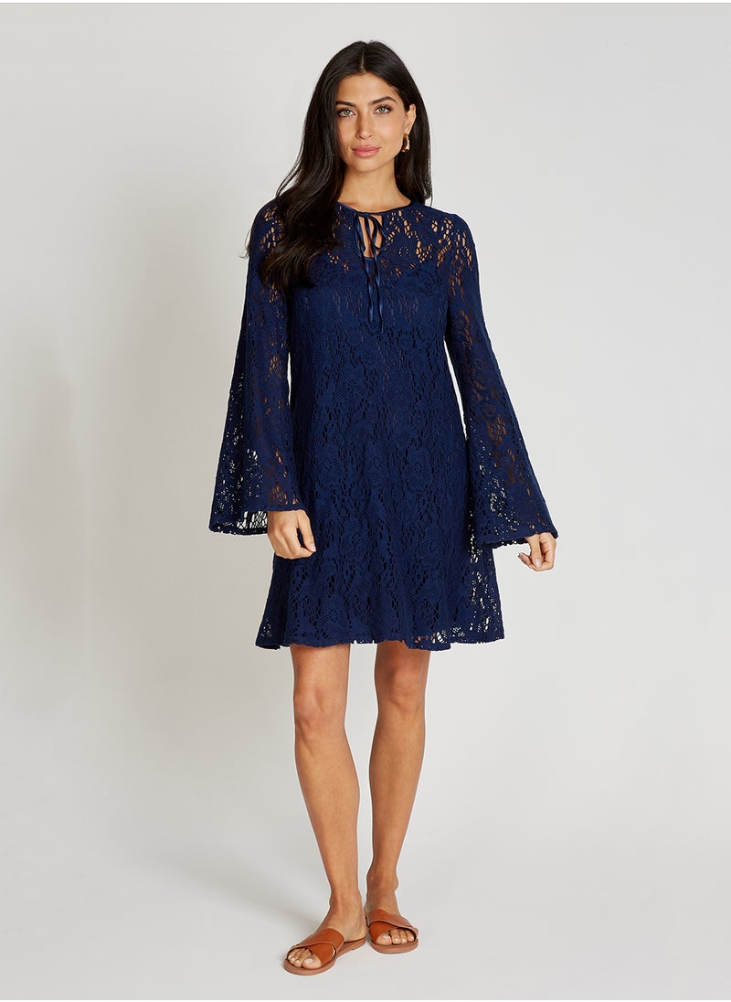 Crochet Mini Dress