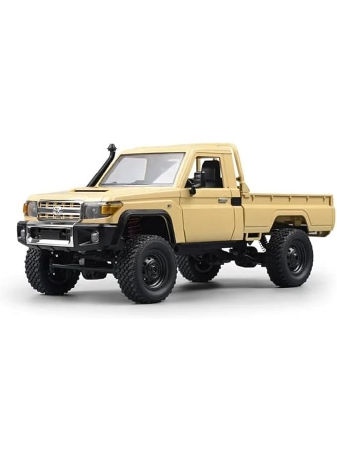 RC Rock Crawler RC Truck 4x4 Toyota LC79 RC Crawler 1/12 Off Road Pickup Remote Control 2.4Ghz All Terrain 280 Brushed Motor Proportional Throttle Steering RTR Hobby Toy Adult MN-82