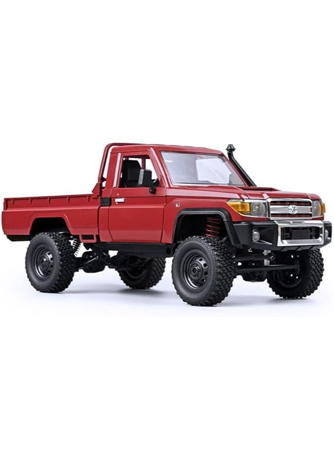 RC Rock Crawler RC Truck 4x4 Toyota LC79 RC Crawler 1/12 Off Road Pickup Remote Control 2.4Ghz All Terrain 280 Brushed Motor Proportional Throttle Steering RTR Hobby Toy Adult MN-82