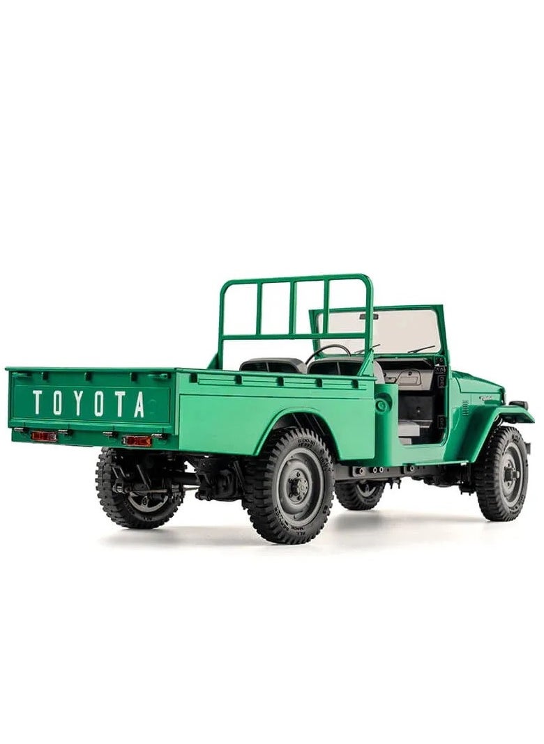 1/12 RC Crawler FJ45 Official RTR Green 2.4GHz 4WD Brushed Remote Control Car RTR RC Truck Vehicle Models Hobby Grade RC Carwith Intelligent Lighting for Adults Kids (battery included)