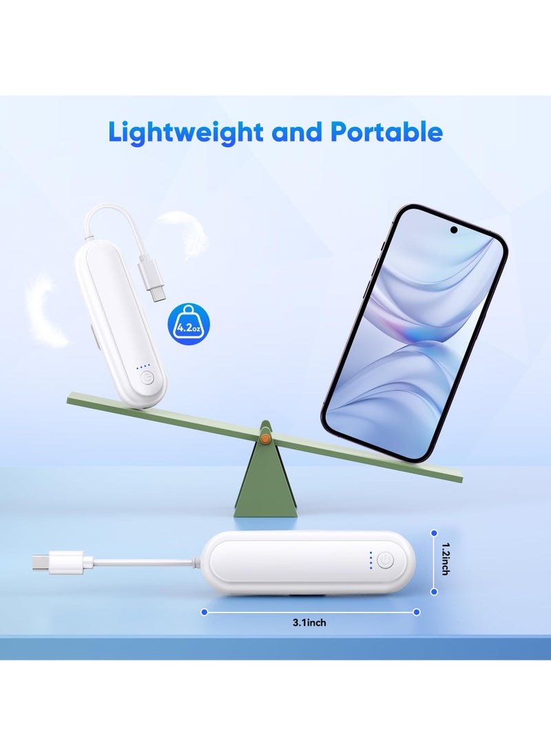 Battery Pack for Meta Quest 3S/3/2, 20000mWh 18W Fast Charging Battery for Oculus Quest 3S/3 Accessories, Extended VR Headset Battery, Lightweight and Portable Charger for Extra 2-4H
