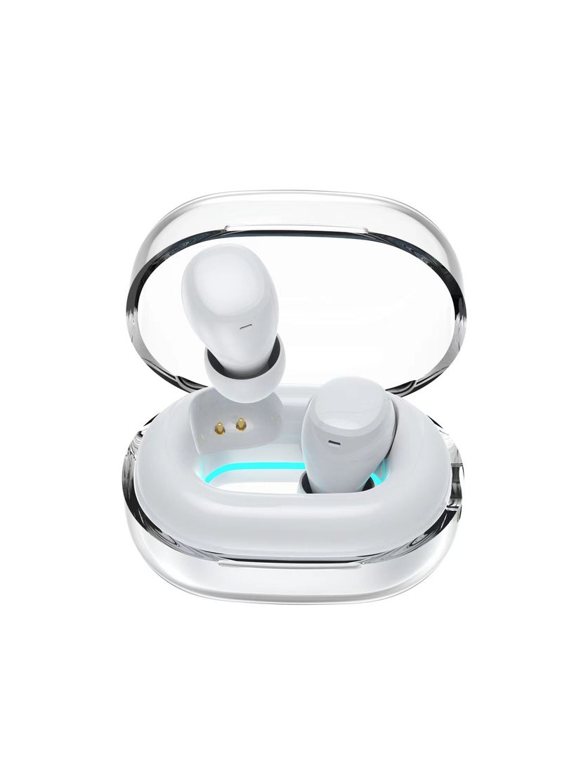Bluetooth Mini Transparent Wireless Earbuds with Extended Battery Life