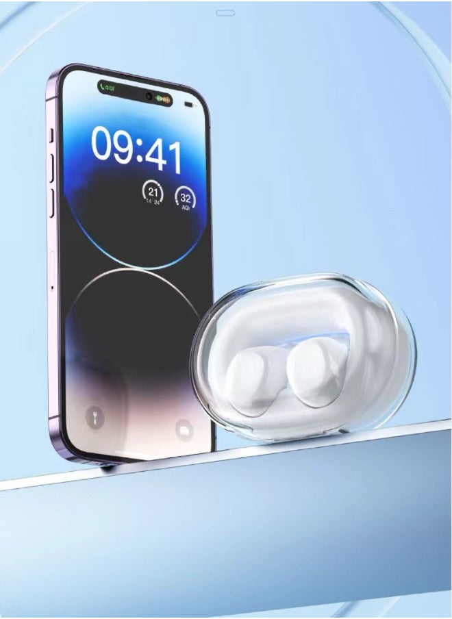 Bluetooth Mini Transparent Wireless Earbuds with Extended Battery Life