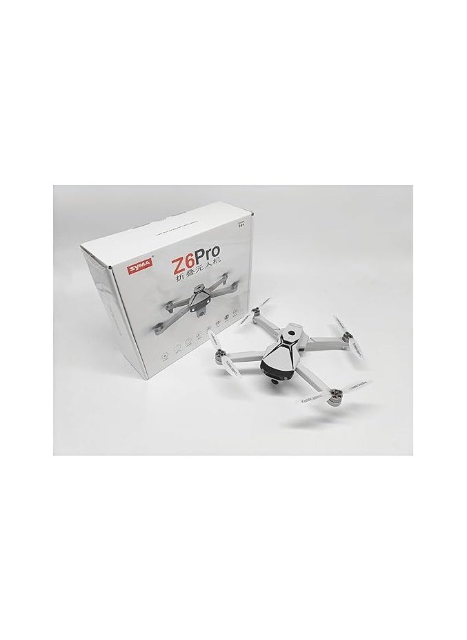 MZtoyz, Aircraft Z6 Pro, Brushless GPS Drone with 4K Camera, 3 Batteries included, 5G Wifi FPV Quadcopter Height Keep Foldable RC Quadcopter