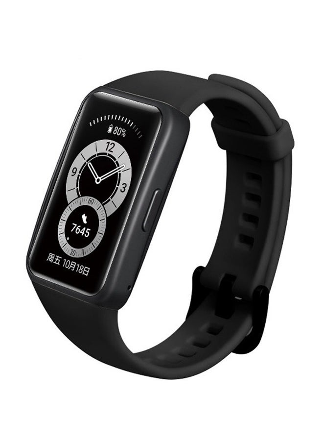2-Piece Replacement Silicone Strap For Huawei Band 6