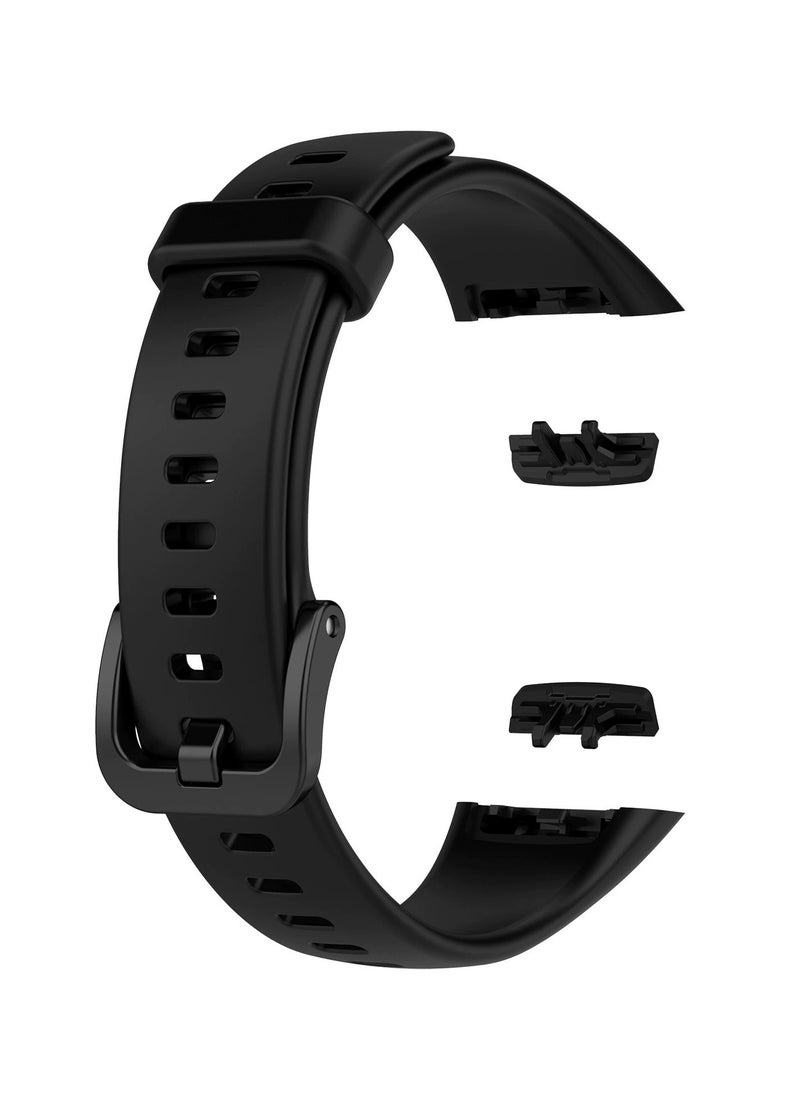 2-Piece Replacement Silicone Strap For Huawei Band 6