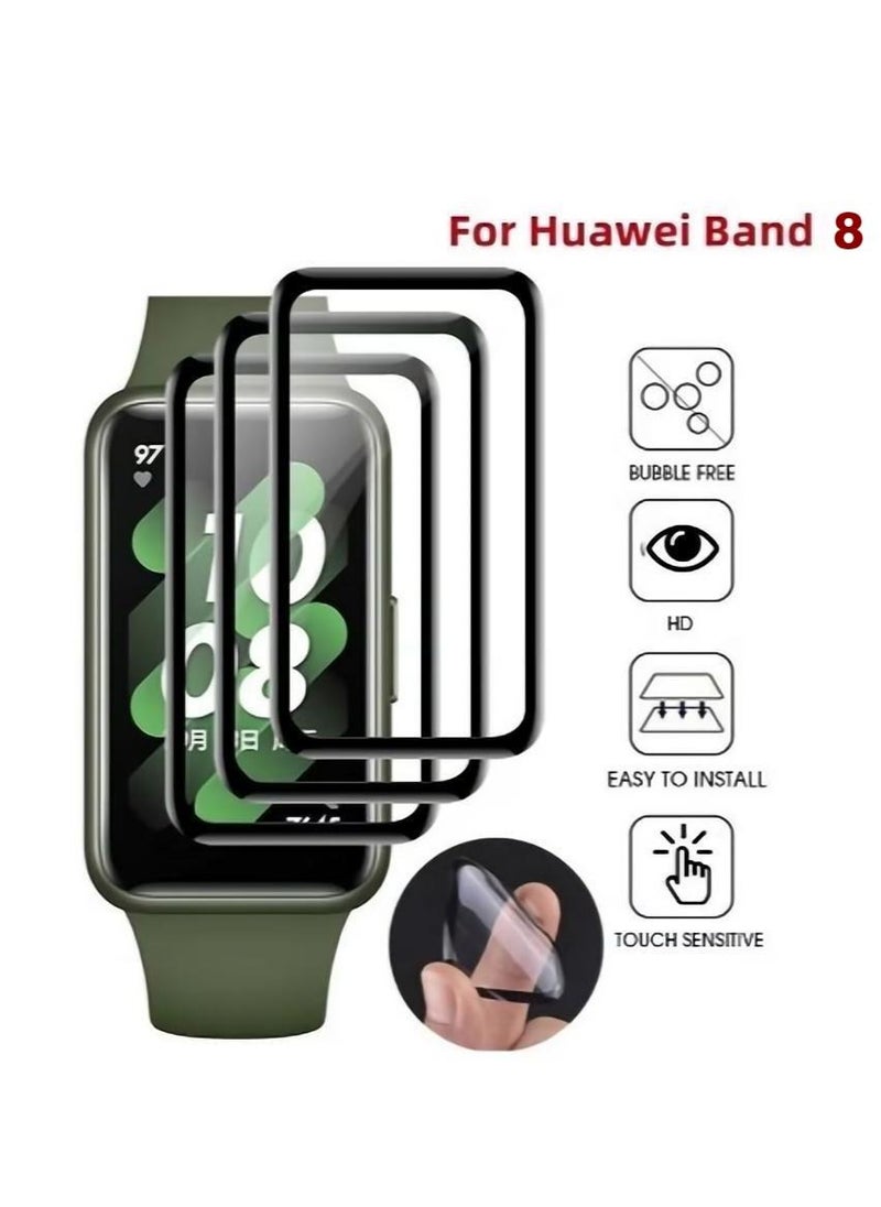 4 pcs PMMA 3D screen protector for Huawei Band 8