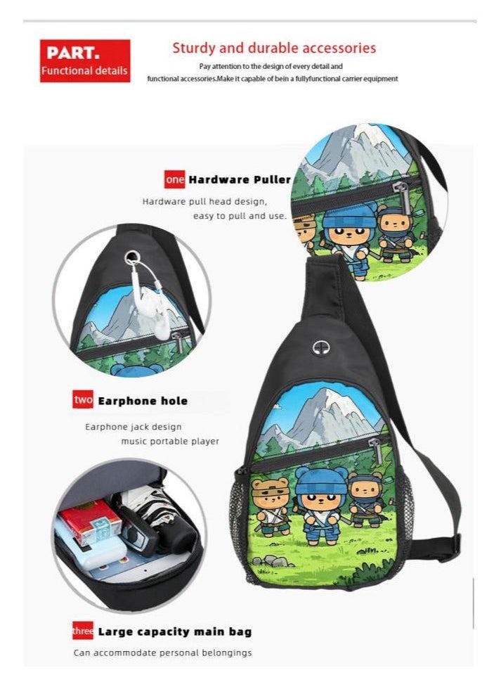 Universal cartoon new three-piece schoolbag - 1322