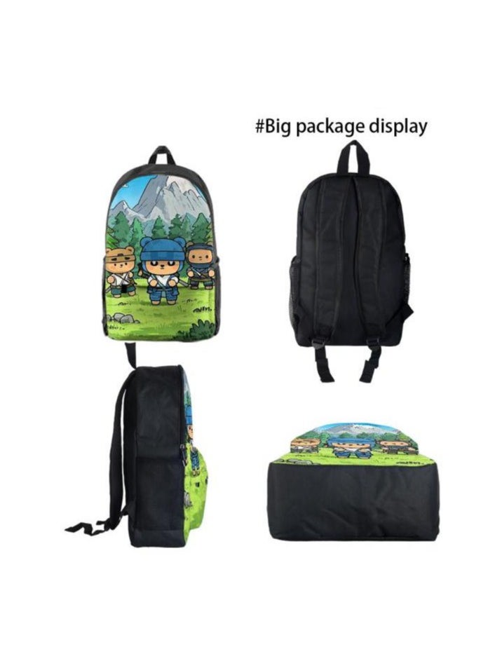 Universal cartoon new three-piece schoolbag - 1322