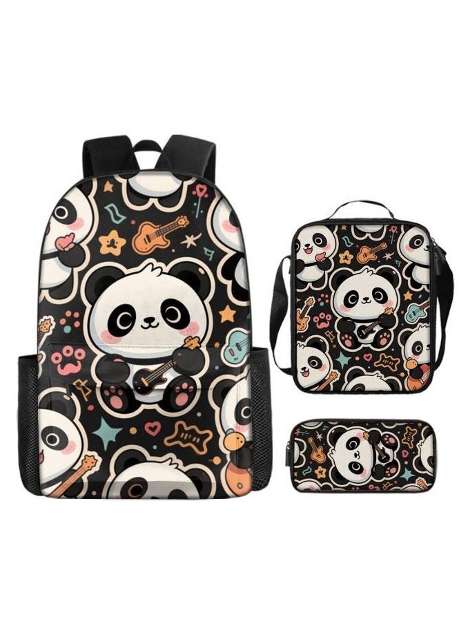 New universal cartoon new three-piece schoolbag (students, children)
