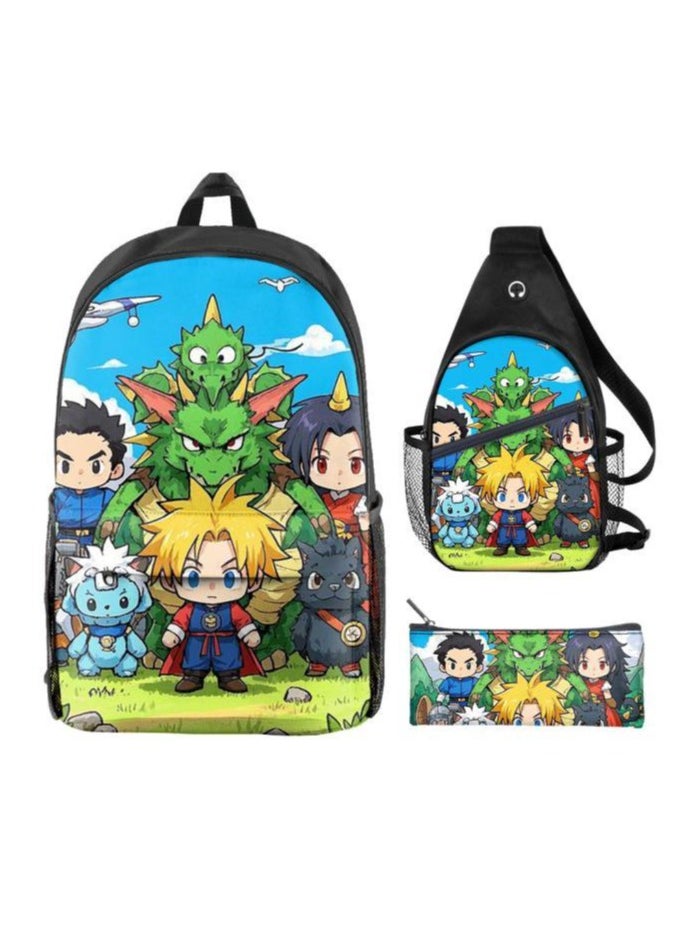 Universal cartoon new three-piece schoolbag - 575