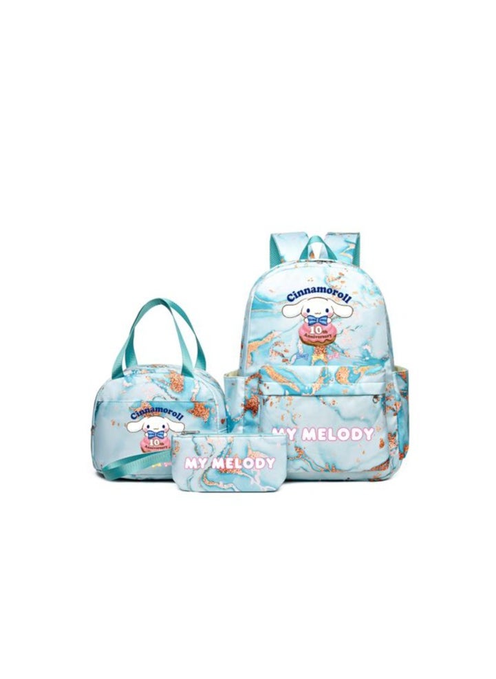 Vibrant cartoon print bag combination! Lightweight design + large-capacity partition | Fully adapted for children/student/outdoor sports - 114