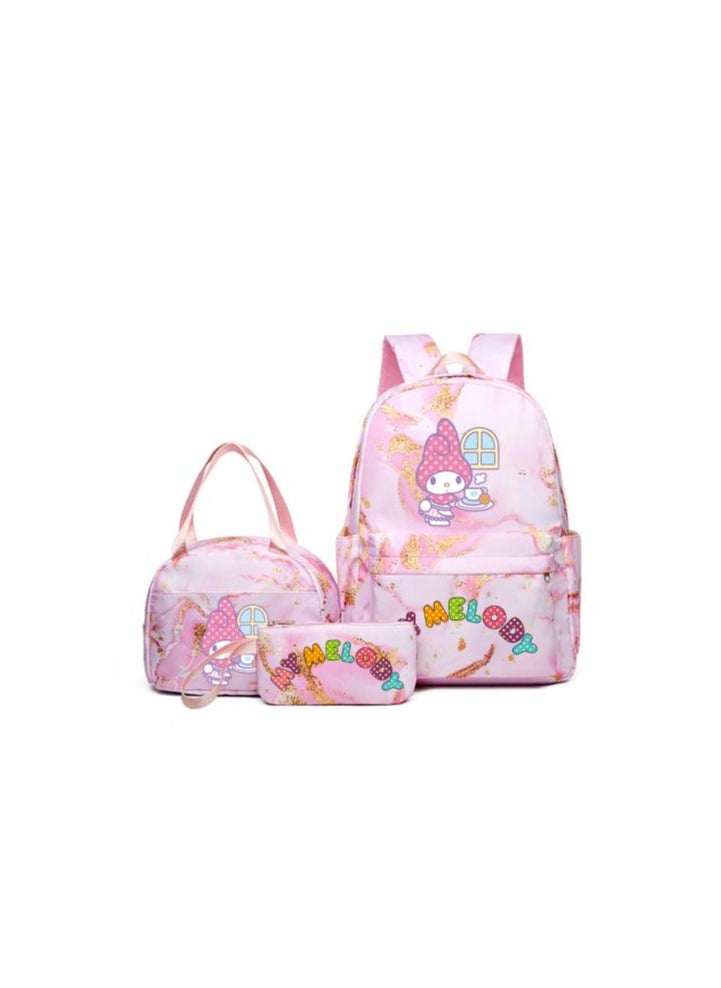 Vibrant cartoon print bag combination! Lightweight design + large-capacity partition | Fully adapted for children/student/outdoor sports - 81