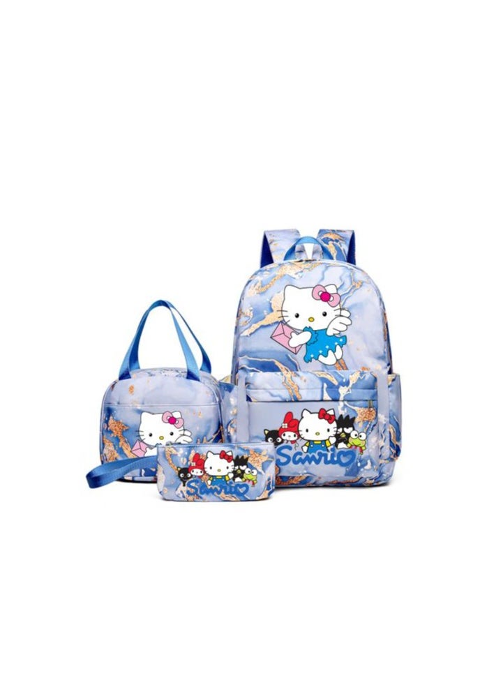 Vibrant cartoon print bag combination! Lightweight design + large-capacity partition | Fully adapted for children/student/outdoor sports - 71