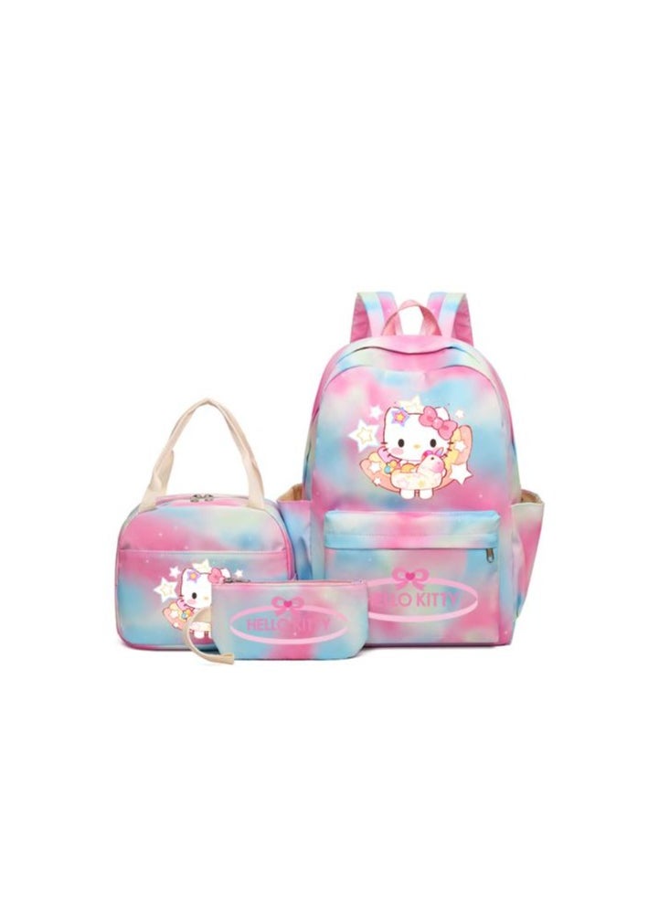 Vibrant cartoon print bag combination! Lightweight design + large-capacity partition | Fully adapted for children/student/outdoor sports - 63