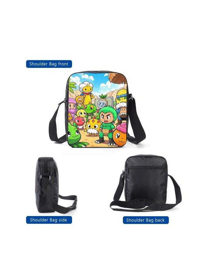 Cartoon style universal three-piece schoolbag - 1445