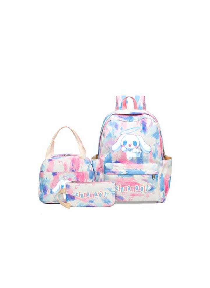 Vibrant cartoon print bag combination! Lightweight design + large-capacity partition | Fully adapted for children/student/outdoor sports - 26