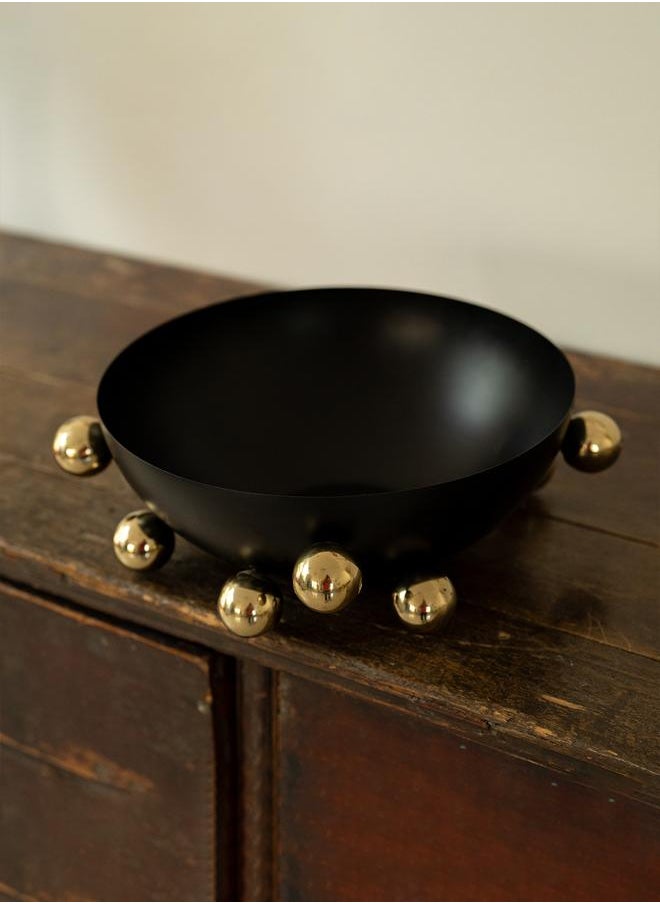 Bubble Decorative Bowl Black