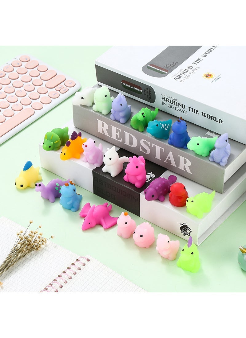 Festive Mochi Squishy Animal Stress Relief Toy [Small Big Eye Dog Mix] 1 pinch music