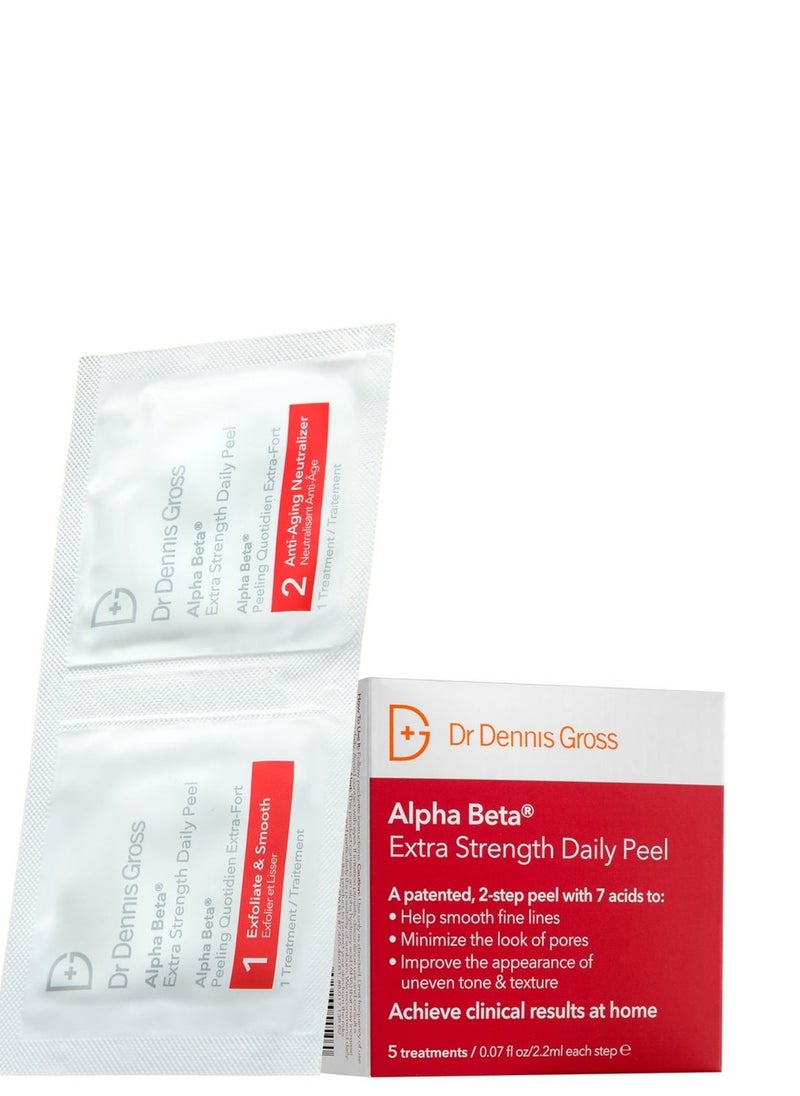 Alpha Beta Extra Strength Daily Peel, 5 Treatments
