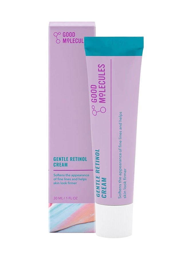 Gentle Retinol Cream 30ml, Targets Fine Lines, Congestion, Enlarged Pores, Anti Aging Skincare for Face, Night Cream