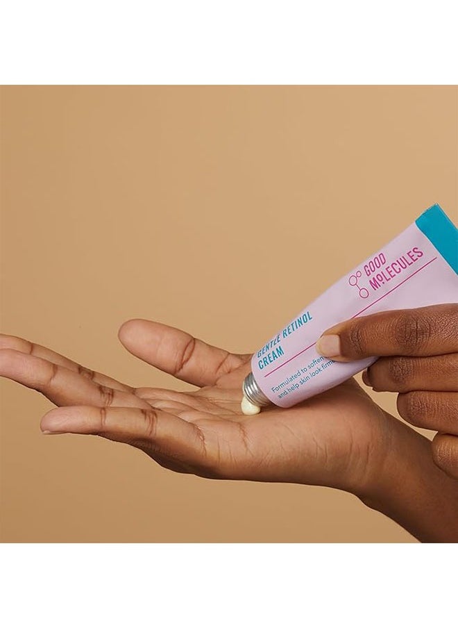 Gentle Retinol Cream 30ml, Targets Fine Lines, Congestion, Enlarged Pores, Anti Aging Skincare for Face, Night Cream