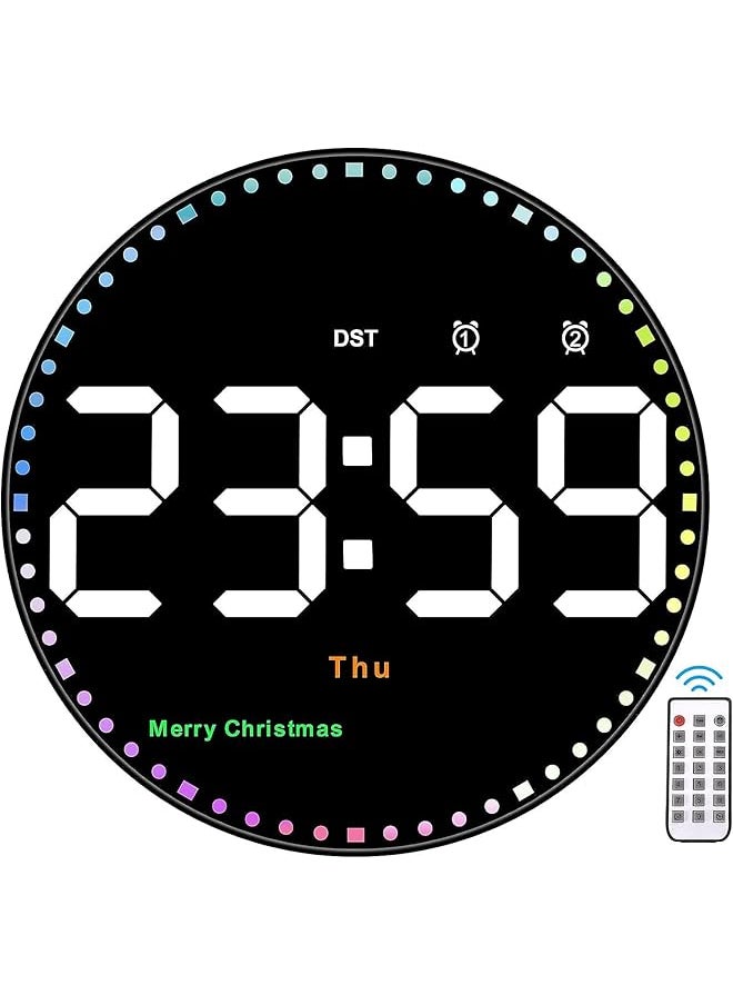 LED Digital Wall Clock, 10