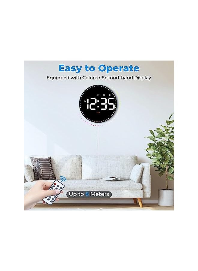 LED Digital Wall Clock, 10