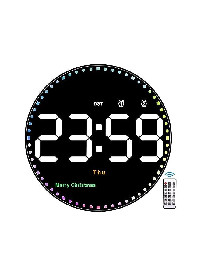 LED Digital Wall Clock, 10