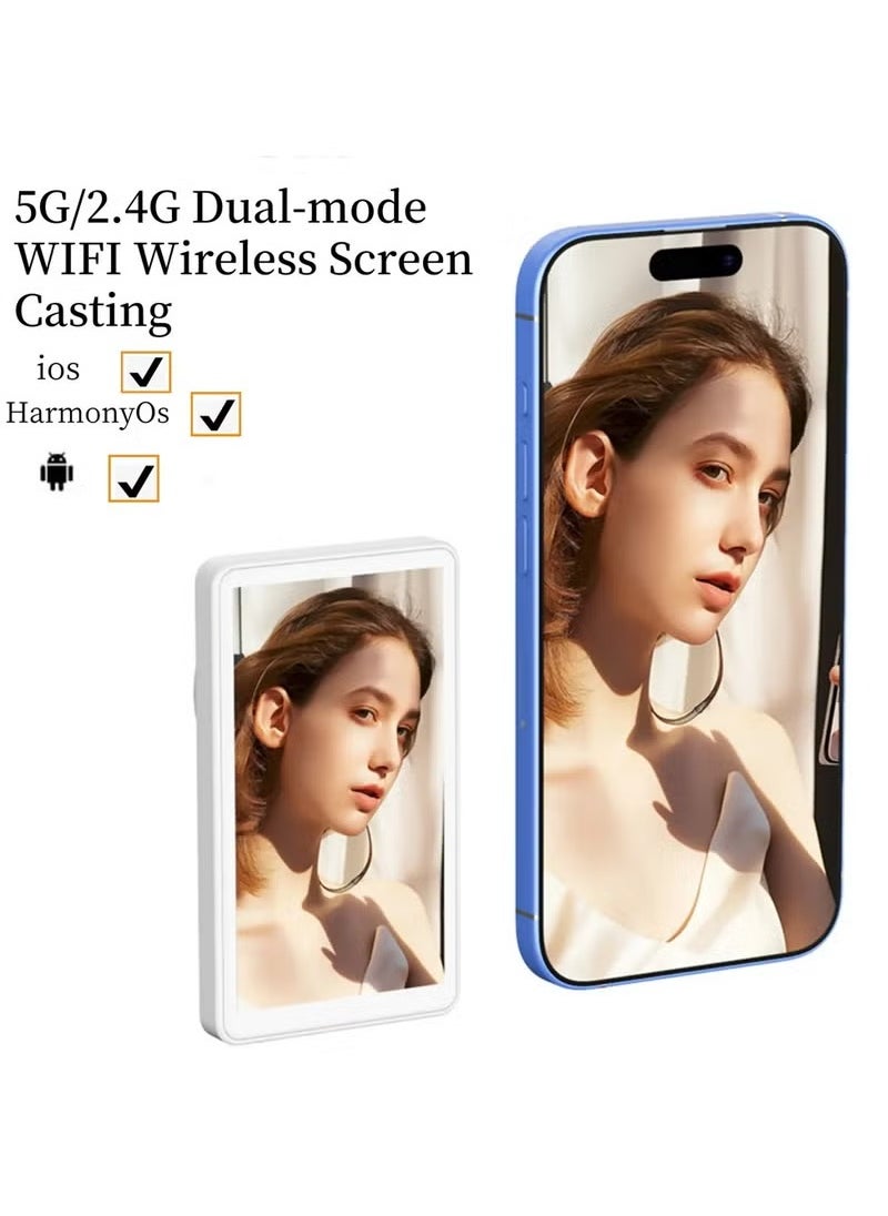 Mag Selfie Display with Real Time Bluetooth Camera Sync  Wireless Remote Stand for Hands Free Photos & Videos  Instant Preview Screen for Rear Camera Selfies  Solo Content Creation for Vlogging Streaming & Travel Photography