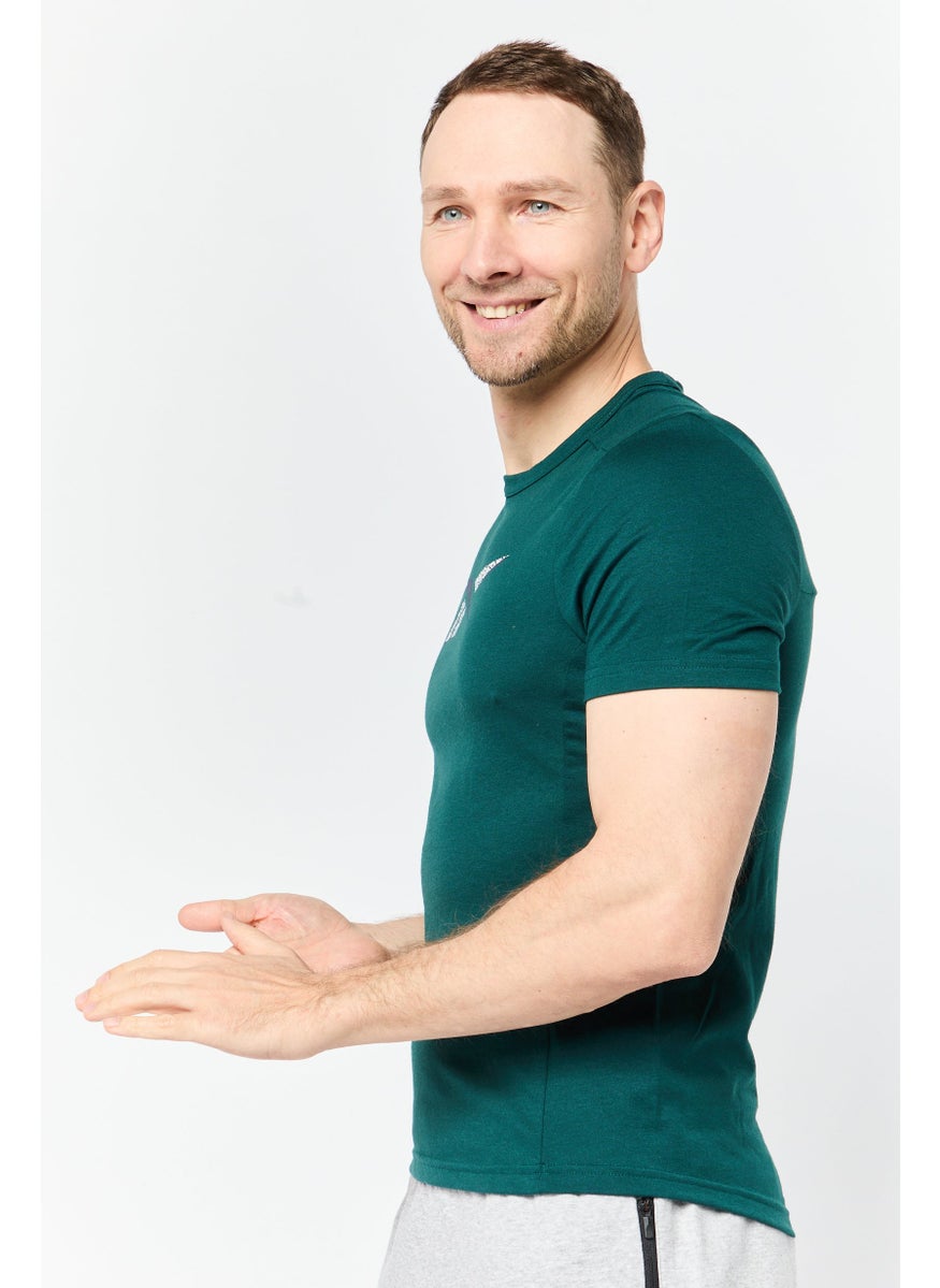 Men Sportswear Fit Short Sleeves Training T-Shirt, Green