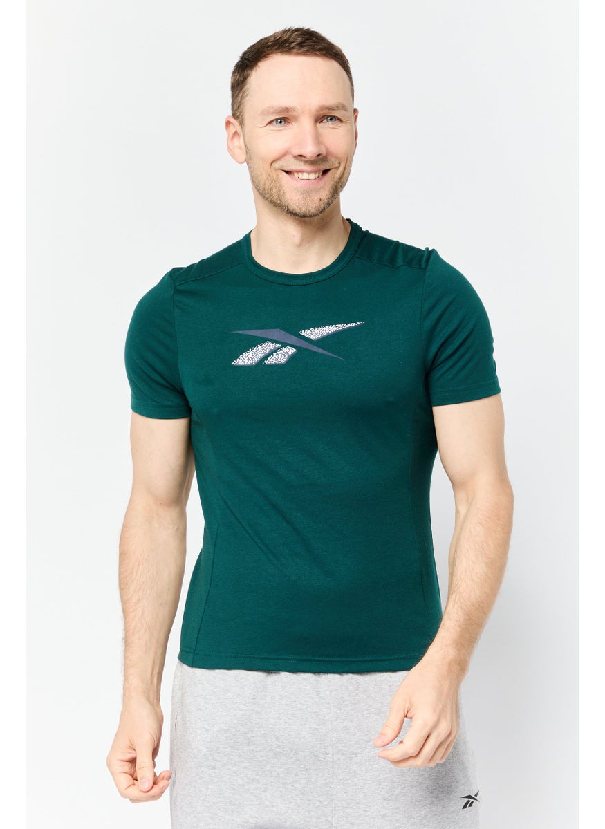 Men Sportswear Fit Short Sleeves Training T-Shirt, Green