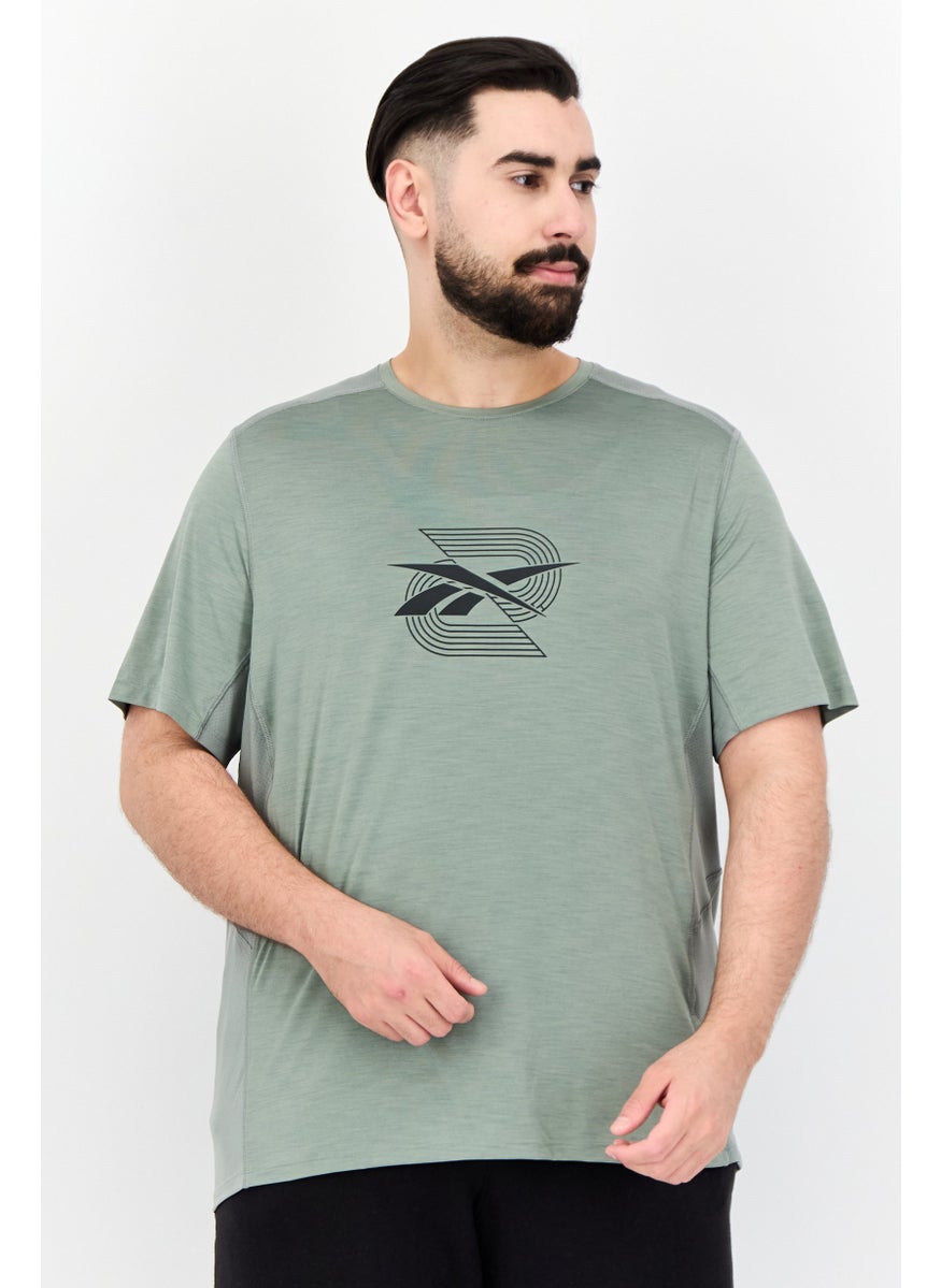 Men Sportwear Fit Short Sleeve Training T-Shirt, Olive