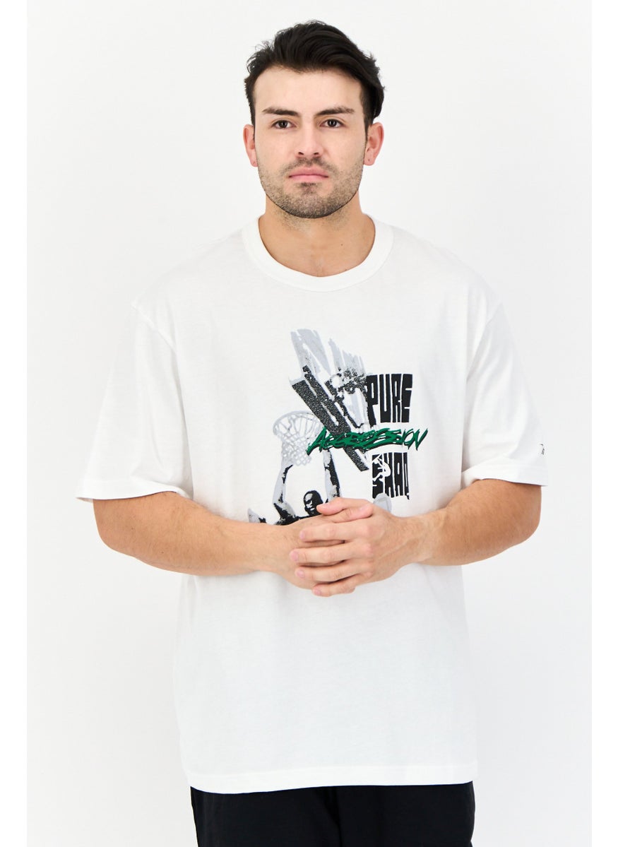 Men Sportswear Fit Short Sleeves Outdoor T-shirt, White