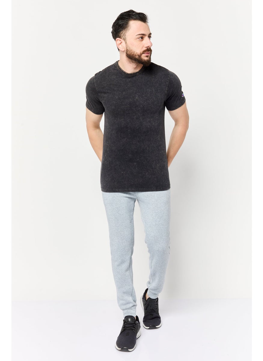 Men Sportswear Fit Short Sleeve Outdoor T Shirts, Black