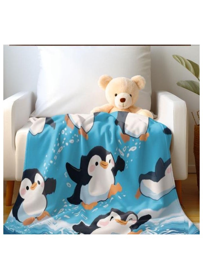 Flannel thin blanket (warm and comfortable, suitable for sleep, gaming, dust removal and sandproof) 150cm*200cm - 1186