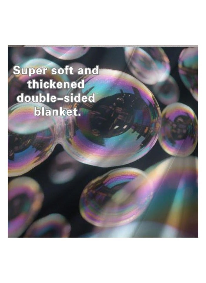 Children's or student cartoon flannel thin blanket (warm and comfortable, suitable for sleep, games) 100cm*150cm - 98