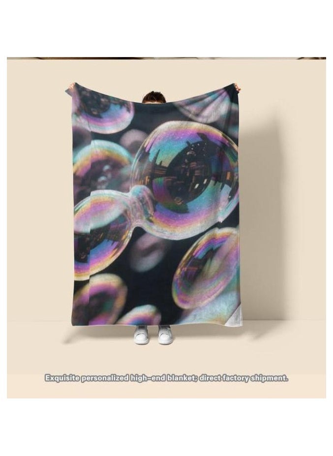 Children's or student cartoon flannel thin blanket (warm and comfortable, suitable for sleep, games) 100cm*150cm - 98