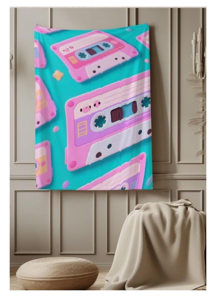Children's or student cartoon flannel thin blanket (warm and comfortable, suitable for sleep, games) 100cm*150cm - 88