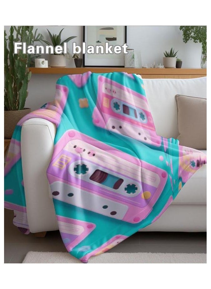 Children's or student cartoon flannel thin blanket (warm and comfortable, suitable for sleep, games) 100cm*150cm - 88