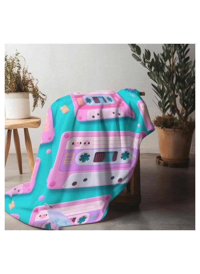 Children's or student cartoon flannel thin blanket (warm and comfortable, suitable for sleep, games) 100cm*150cm - 88