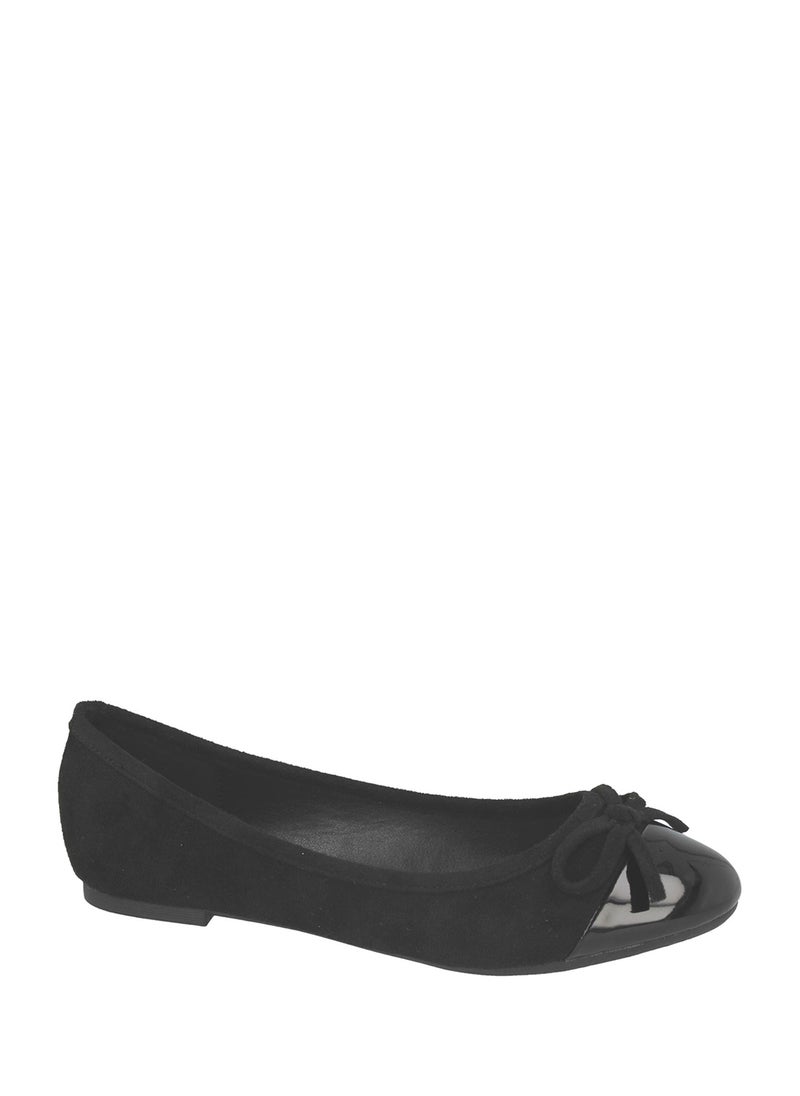 Patent Toe Classic Ballerina