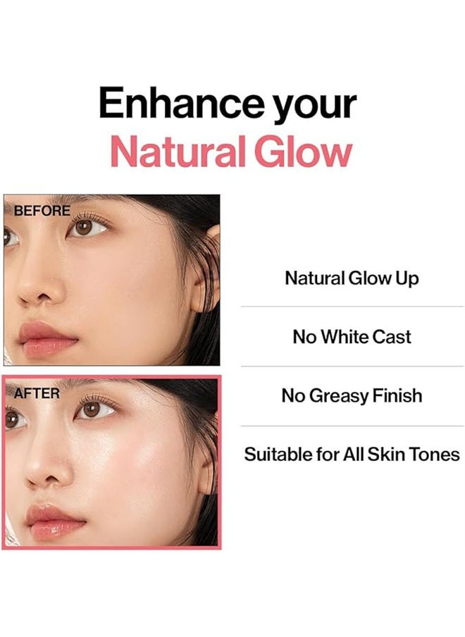 UV Essence Waterfuli Sun Cream, Protects Skin From UV Rays, Moisturizing and Vtalizing with Light Formula, Tone Up Color Correcting with SPF 50+ PA++++ Sunscreen