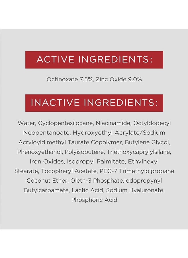 UV Clear Broad Spectrum SPF 46, Tinted Face Sunscreen for Unisex, Calms and Protects Skin, Prone to Acne and Rosacea, 48g