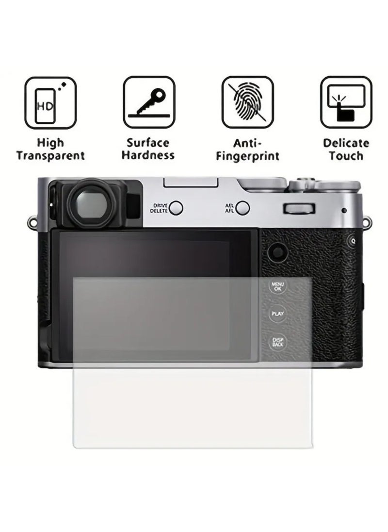 Hard Glass Protective Film For Fujifilm X100 VI Camera Display Screen Protector Cover Accessories (2pcs)