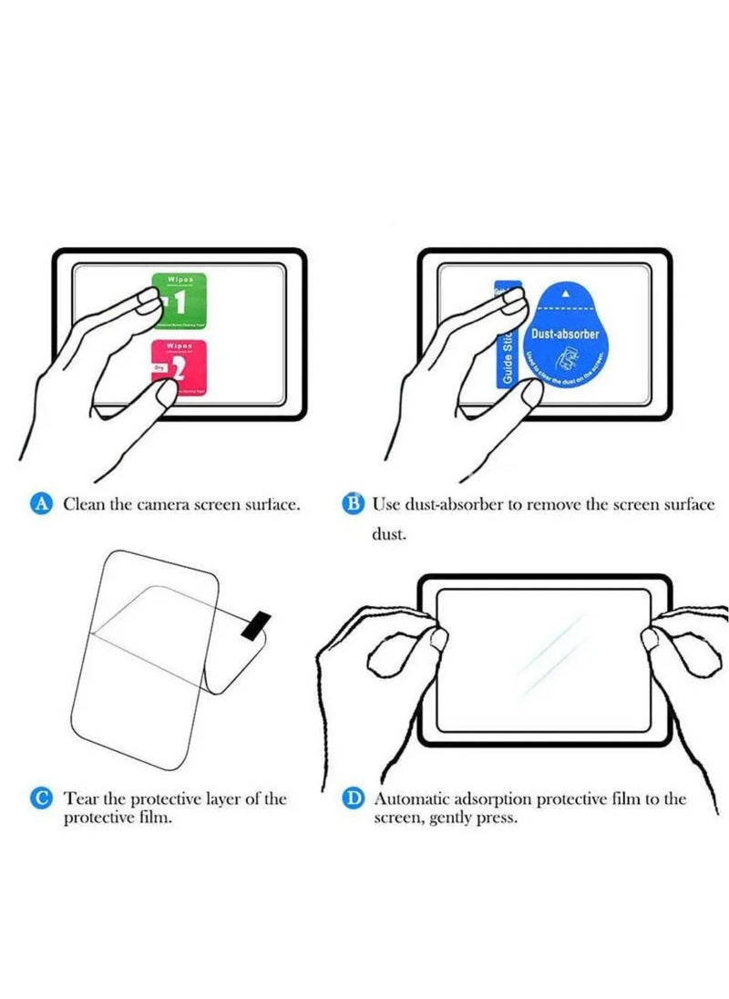 Hard Glass Protective Film For Fujifilm X100 VI Camera Display Screen Protector Cover Accessories (2pcs)