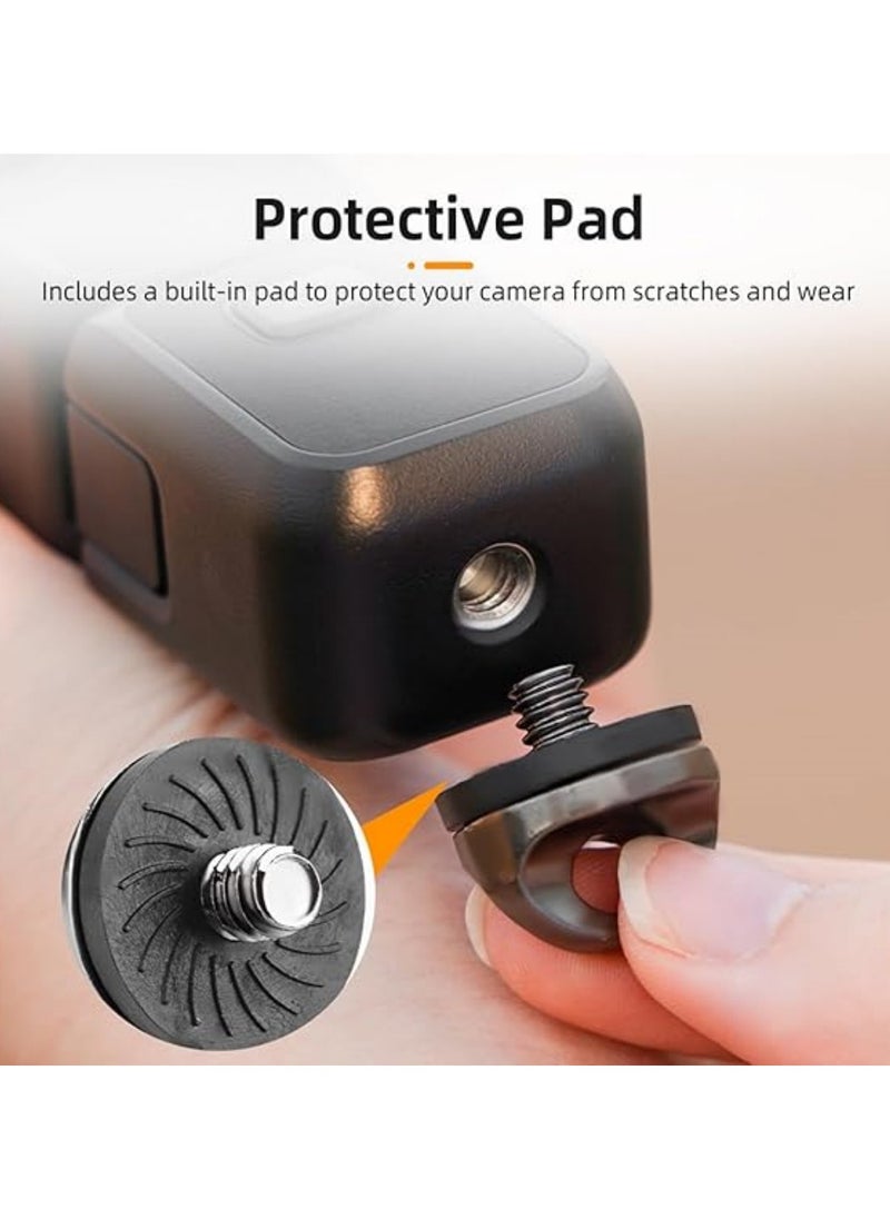 Camera Wrist Strap Lanyard with Screw for DJI Osmo Pocket 3 for Insta 360 X3/X4/X2 Universal Hand Strap for DSLR Cameras Action Cameras Selfie Sticks (Purple)
