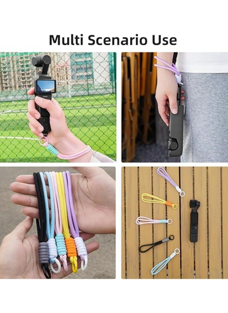 Camera Wrist Strap Lanyard with Screw for DJI Osmo Pocket 3 for Insta 360 X3/X4/X2 Universal Hand Strap for DSLR Cameras Action Cameras Selfie Sticks (Purple)